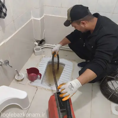 لوله بازکنی زرگنده 4 باز کردن لوله فاضلاب در زرگنده با فنر