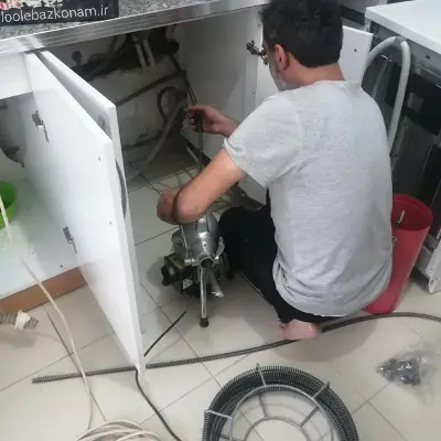 لوله بازکنی اراضی پایین کوه 3 لوله بازکنی در اراضی پایین کوه لوله بازکنم