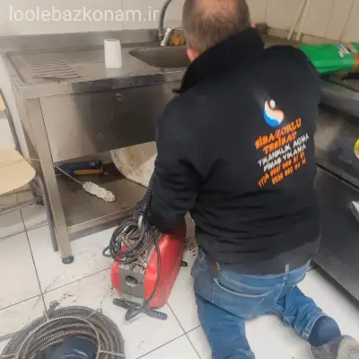 لوله بازکنی فلاح 4 لوله بازکنی در فلاح با روش فنر و دستگاه فقط با یک تماس