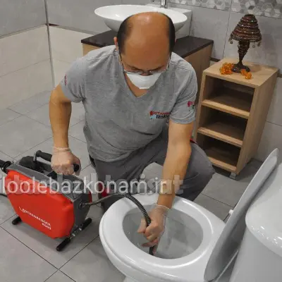 لوله بازکنی پاسداران 4 چاه بازکنی پاسداران با روش فنربرقی