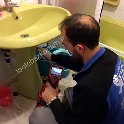 لوله بازکنی خیابان کارگر شمالی و جنوبی 2 لوله بازکنی در خیابان کارگر