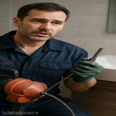 لوله بازکنی بلوار ابوذر 7 مراحل لوله بازکنی بلوار ابوذر