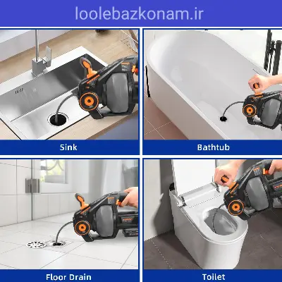 لوله بازکنی نور 4 لوله بازکنی نور با روش فنر و دستگاه ژنراتور