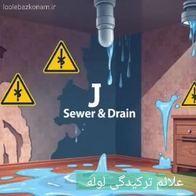 تشخیص ترکیدگی لوله 2 علائم ترکیدگی لوله فاضلاب
