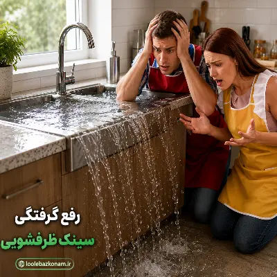 رفع گرفتگی سینک ظرفشویی 1 رفع گرفتگی سینک ظرفشویی