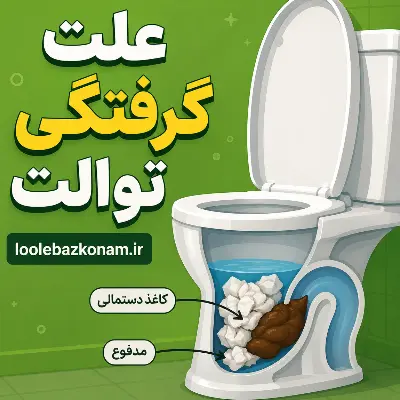 علت گرفتگی توالت