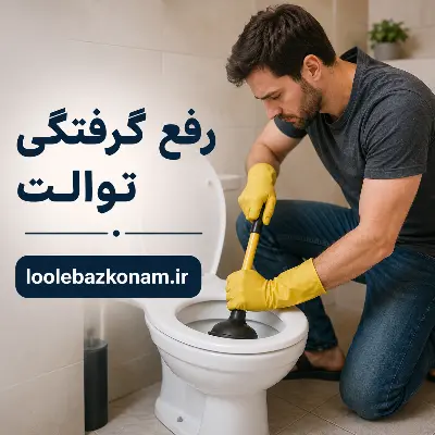 رفع گرفتگی توالت ( فرنگی و ایرانی )