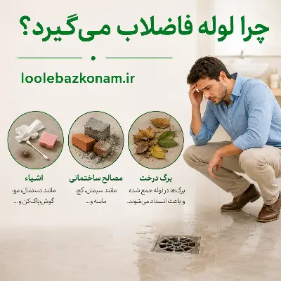 علت گرفتگی لوله پارکینگ