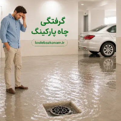 رفع گرفتگی چاه پارکینگ 3 رفع گرفتگی چاه پارکینگ